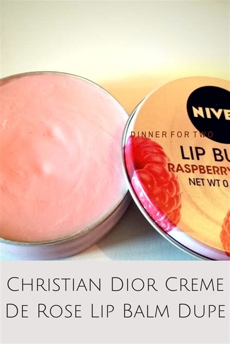 christian dior creme de rose lip balm dupe